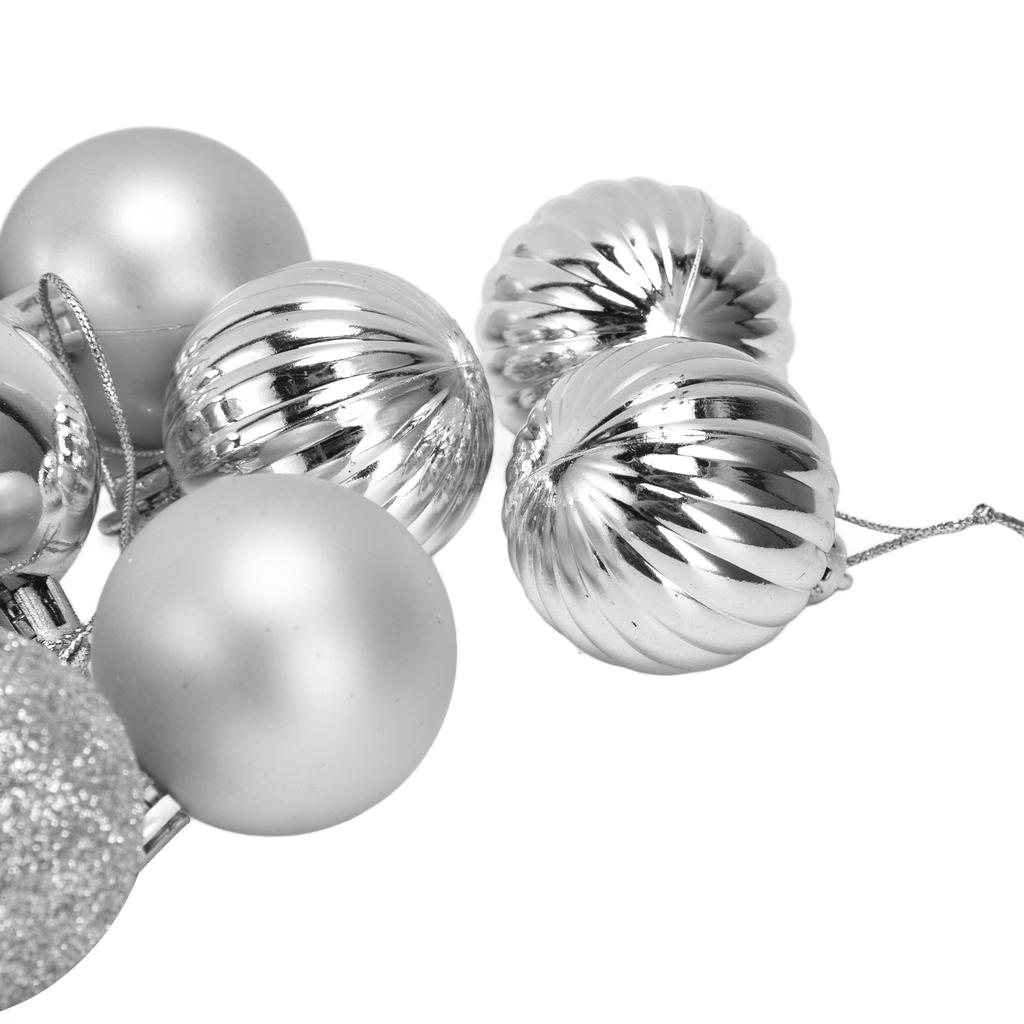 36Pcs Christmas Tree Ornaments Shatterproof Hanging Decorations Xmas Pendant for Festival Holiday Party