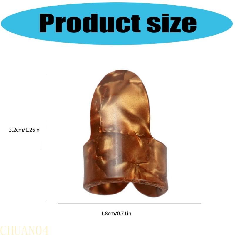 A1A2 12Pcs Flat Thumbpicks Guitar Plectrums Picks Finger Picks for Fingerstyle Acoustic Guitar Banjo or Ukulele Enduring