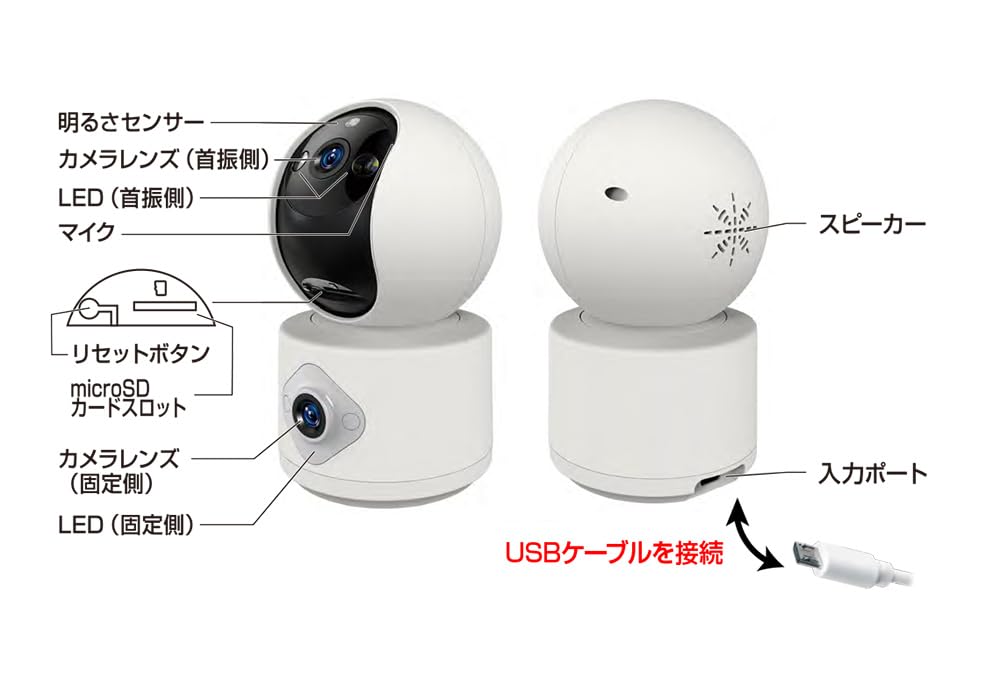 Kashimura Smart Camera, Dual Lens, Indoor, KJ-206