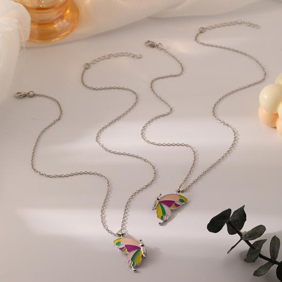 

Набор ожерелий для бабочек с цветной каплей