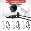 VR Cable Clamp Buckle Data Cable Fixer Clip for Oculus Quest 2/Quest 3/Pico 3/Pico 4 Link Standard VR Headset Strap Accessories