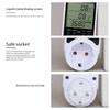 Digital LCD For Voltage Current Monitoring And Power Consumption Analysis Energy Meter Wattmeter No Backlight EU Plug