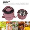 2200ml Insulated Lunch Box Three Layers Food Jar Convenient Lunch Box  For Office