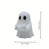 Halloween Reading Ghost Statue, Ghost Reading Decoration Ornament, Cute Bookworm Reading Statue, Home Room Desktop Decoration