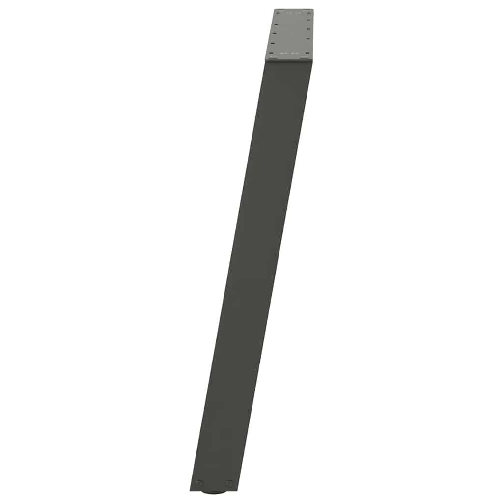 Vidxl Nogi Do Stołu Jadalnianego, 2 Szt., Antracyt, 80X(72-73)Cm, Stal
