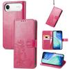 For iPhone Air Leather Case Four-Leaf Clover Wallet Phone Cover