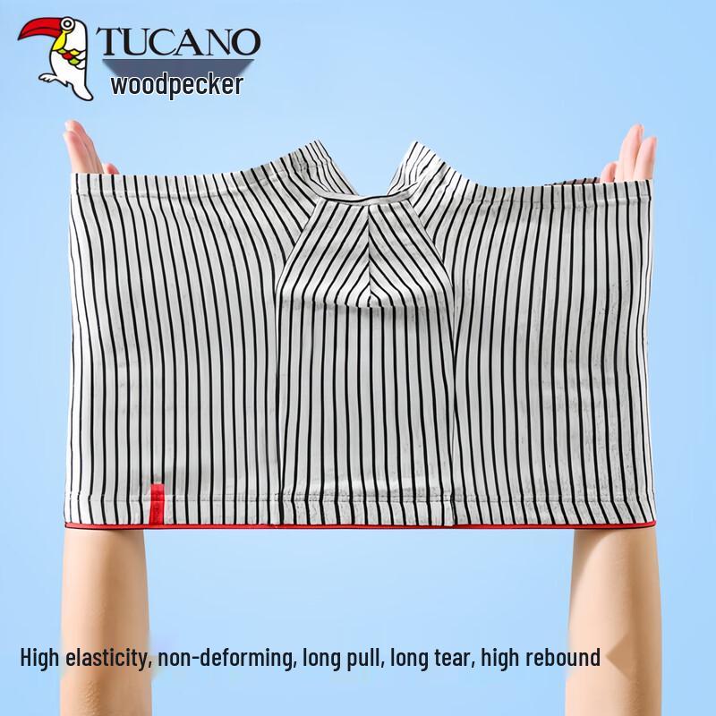 Woodpecker Men's Striped Cotton Boxer Briefs