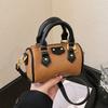 Hot Sale Stylish Personality Mini Portable Pillow Bag Women's Niche Casual Commuter Color Contrast Messenger Bag