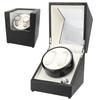 2+0 Automatic Watch Winder Box for Wristwatch Mechanical Watch   Black White