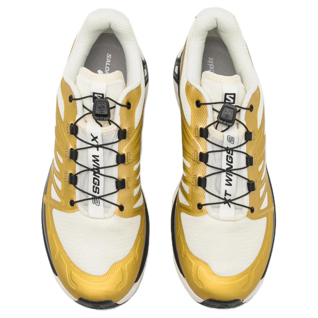SALOMON XT-Wing 2 Comfortable Simple Non-Slip Wear-Resistant Low-Top Running Shoes Unisex Sneaker Gold Black L47598600