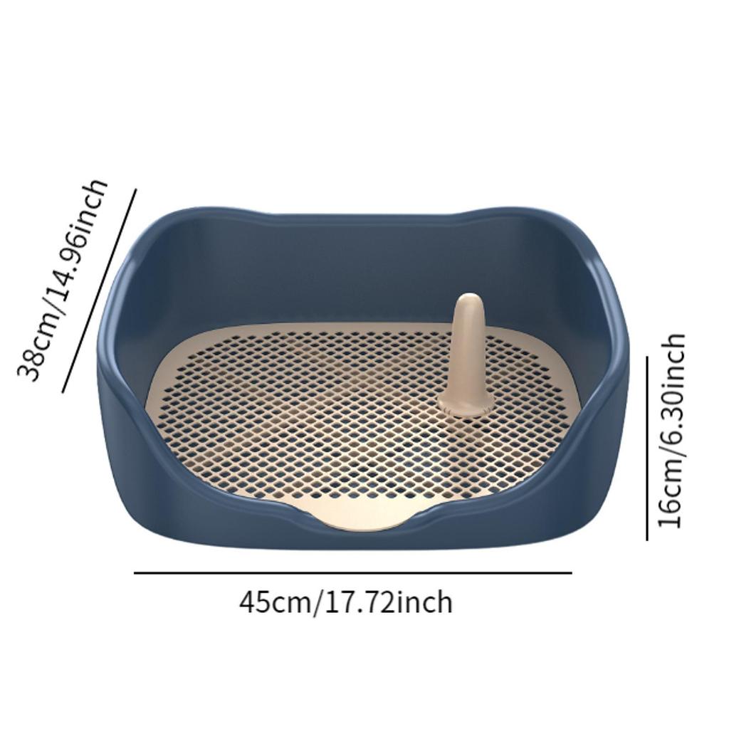 Dog Toilet Training Tray with Detachable PP Grid Suitable for
