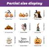 Neuer Halloween Statischer Sticker Cartoon Niedlich Kürbis Fledermaus Schaufenster Glastür Ruhig