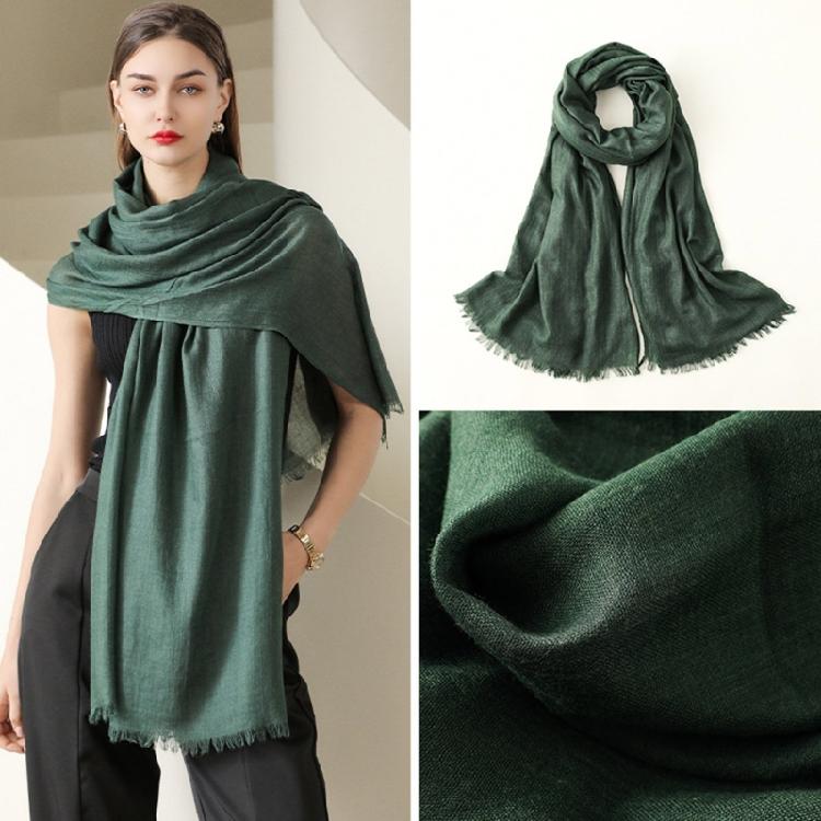 Sun Protective Scarf Outdoor Summer Wear Capelet Shawl Lightweight Cotton Linen Fabric Head Cover Travel Essential