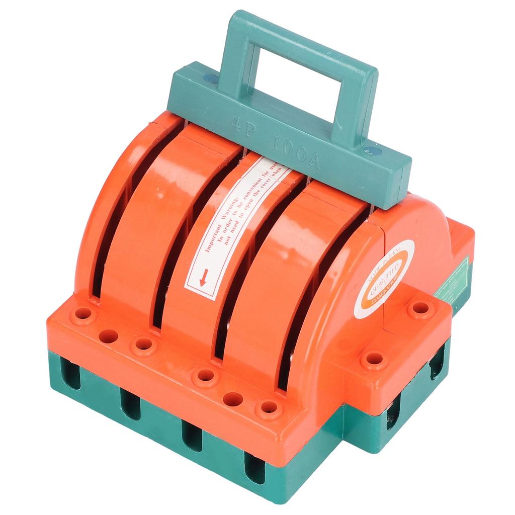 100A 4 Pole Double Throw Knife Switch Electrical Disconnect Knife Switch for Home Appliances