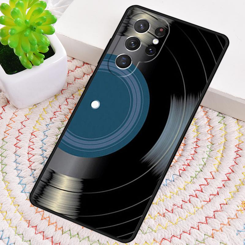 Vinyl Record Original TPU Phone Case For Samsung Galaxy Note 10 Pro S26 S25 S24 S23 S22 Ultra Plus S21 FE S20 Shockproof Cover