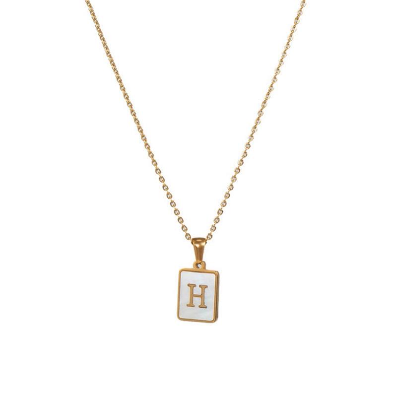 Pendant English Letters Chain Clavicle Necklace The Letter Necklace Accessories Creativity