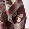Luxury Butterfly Print Faux Cashmere Scarf: Warm, Stylish Color-Block Shawl for Women, Perfect Winter Neck Warmer
