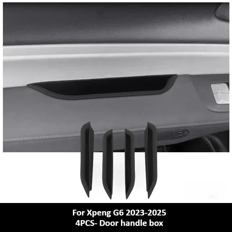 Für Xpeng G6 2023-2025 Türschlitz-Aufbewahrungsbox Mittelkonsolen-Schutzpolster ETC Organizer-Aufbewahrung Dekorative Autozubehörteile