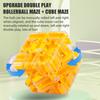 Non-Toxic Logical Thinking Toy Ball Maze Cube Educational Labyrinth Cube 3D Magic Cube Toy Puzzle Game Diy Fidget Toy Adults Children