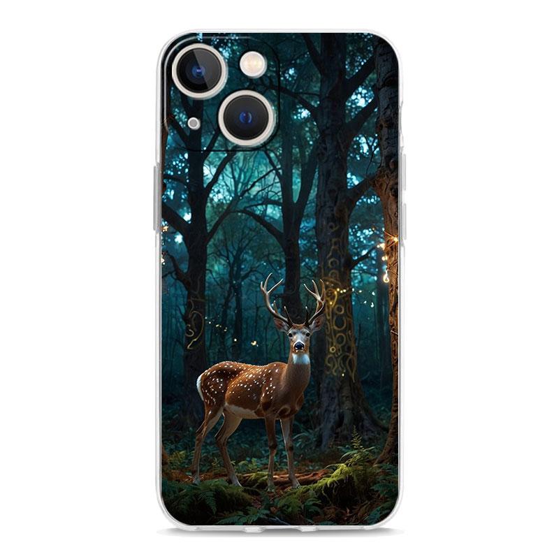 Phone Case For iPhone 17 Cases iPhone Air 16 15 12 13 14 Pro Max 7 8 Plus 16Pro iPhone11 Clear Soft Cover Deer Hunting