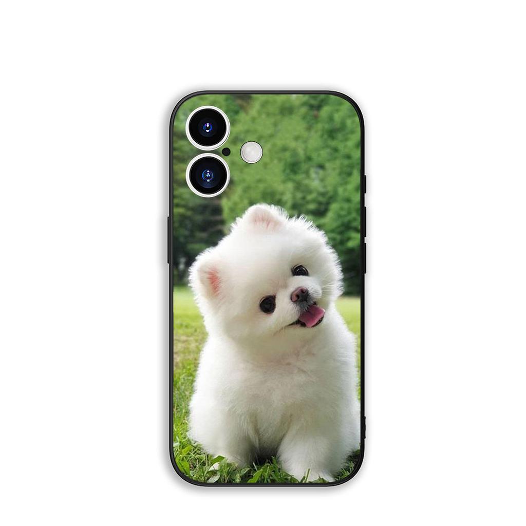 Phone Cover Pet Pomeranian Dog Casing for Samsung Galaxy S25 S24 S22 S23 FE Ultra Plus A56 A05 A06 A15 A16 A55 S7 Edge Case