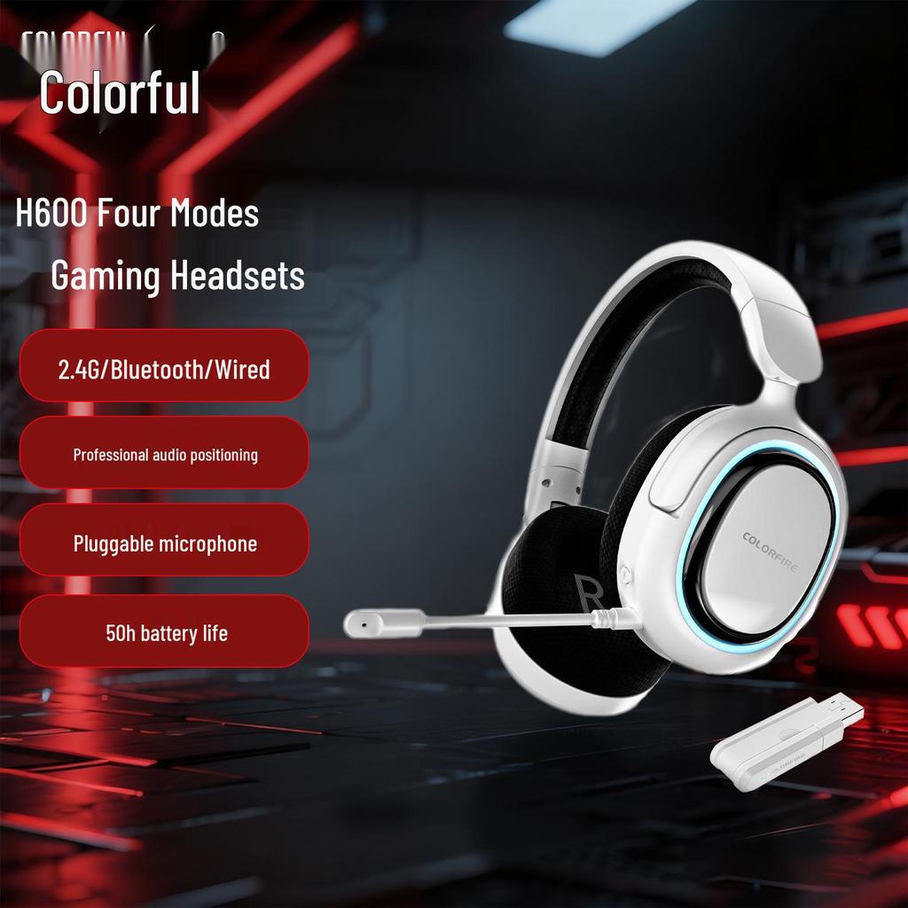 Qiyaihong H600 7.1 Channel Wireless/Wired Gaming Headset with Four Modes