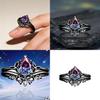 Modern Womens Flower Design Alloy Ring With Electroplated Finish For Stylish Casual Wear