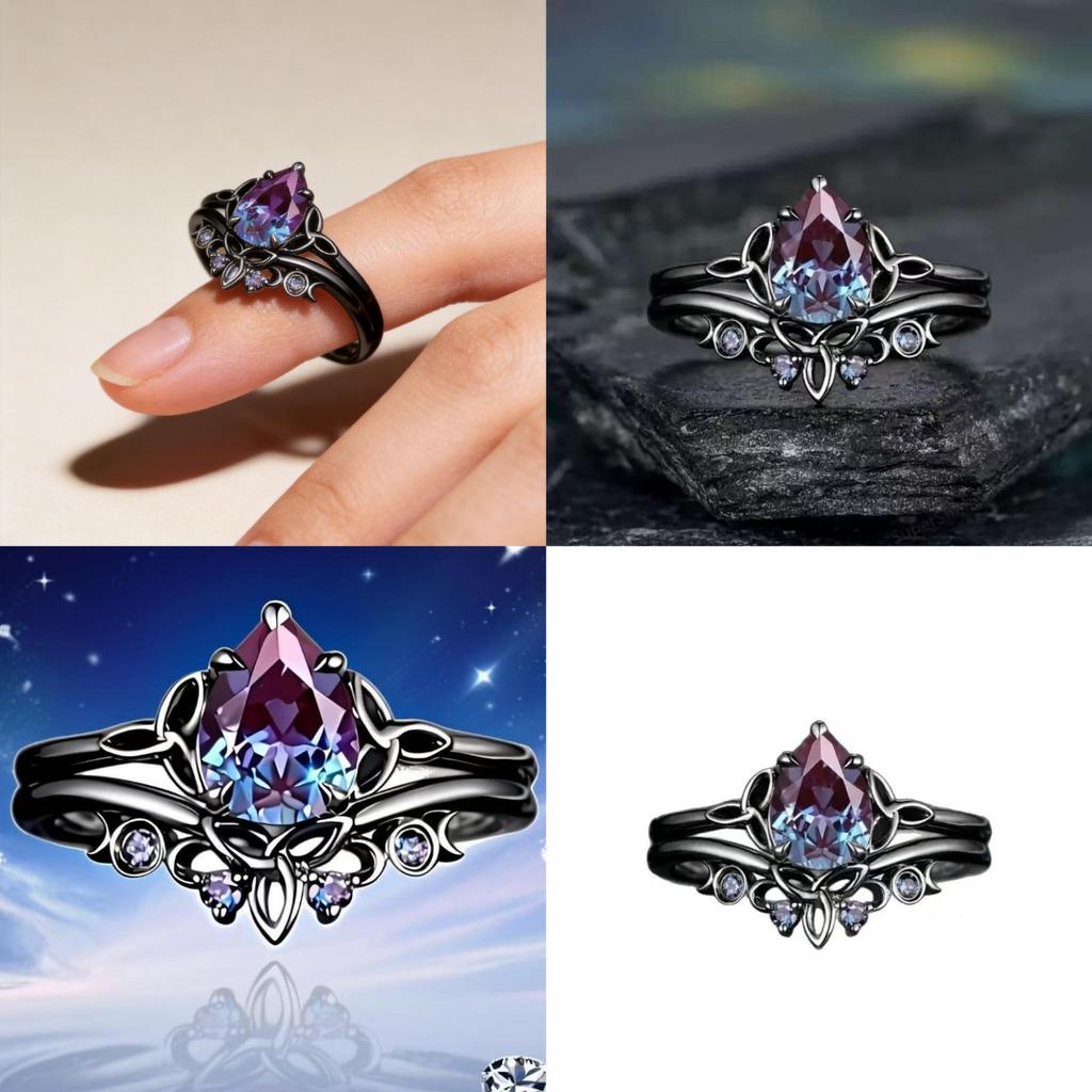 Modern Womens Flower Design Alloy Ring With Electroplated Finish For Stylish Casual Wear