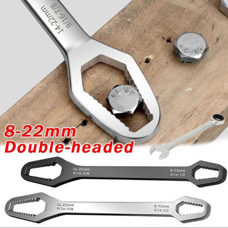 8-22mm Universal Torx Wrench Self-tightening Adjustable Glasses Wrench Board Double-head Torx Spanner Hand Tools Bike Multitool
