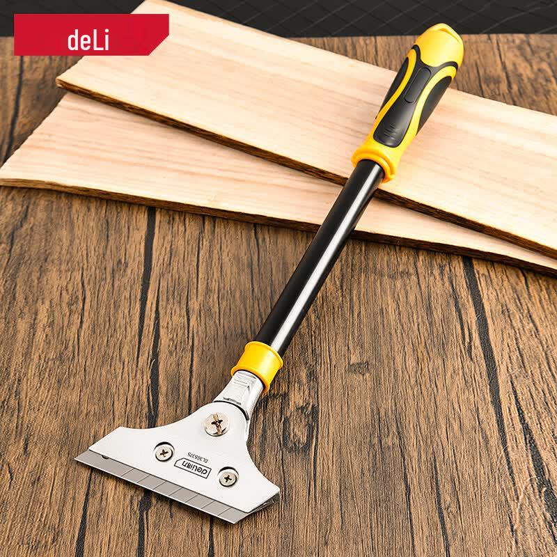 Deli Heavy-Duty 375mm Cleaning Scraper with Rotatable Head