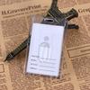 Acrylic Plastic Work Card Holders Multi-use Hard Plastic Badge Work ID Card Holder Protector Cover Case ID Card Holder