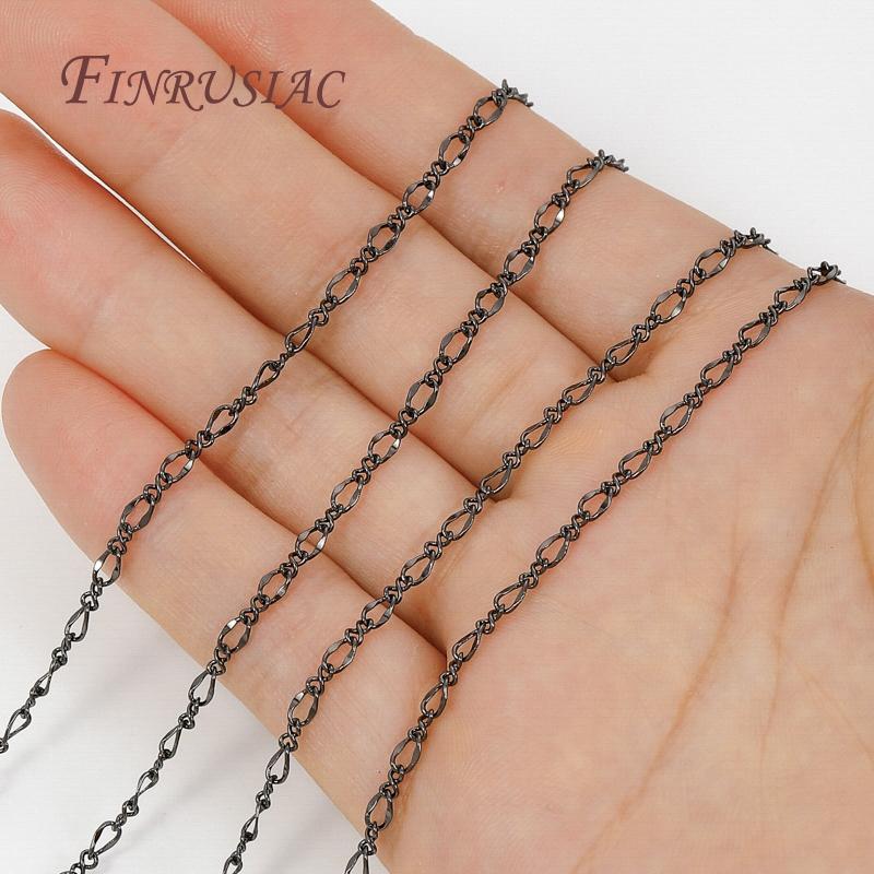 Black Color Decorative Needlework Chain,Metal Chains For Jewelry Making DIY Necklaces Bracelets Accessories,Chain Fittings