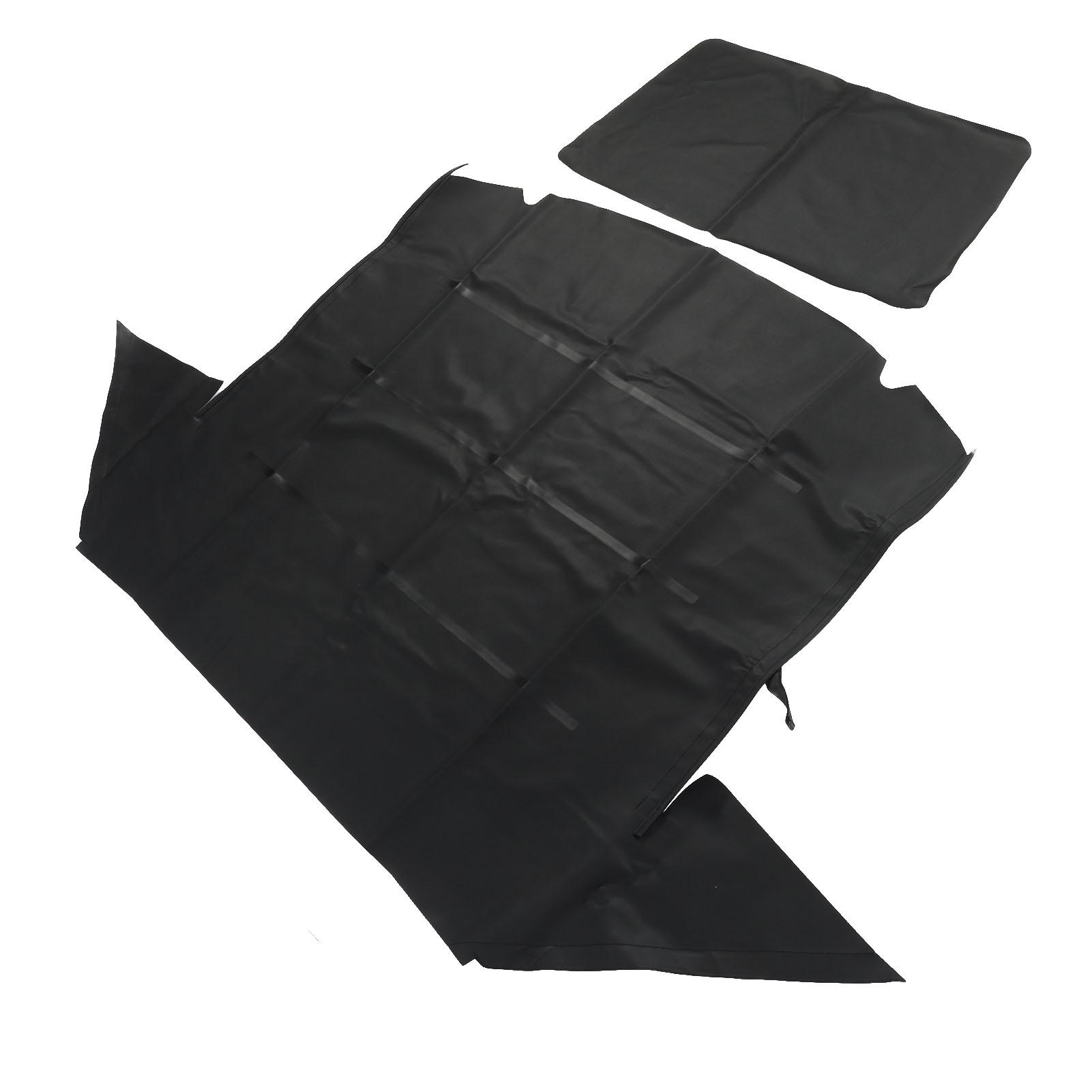 

Black Convertible Soft Top Canvas Abrasion Resistant MB03 22 Replacement for Benz R129 SL Bodies 1990 to 2002