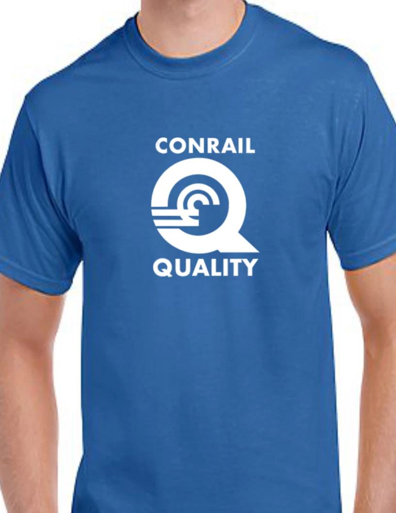 Conrail Quality Retro Logo T-Shirt Defunct Rail Train Company Classic Tee Shirt 3XL