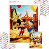 Mickey Mouse and Donald Duck Carnival Diamond Painting Handmade Diy Mosaic Art Painting Kit Home Decoration