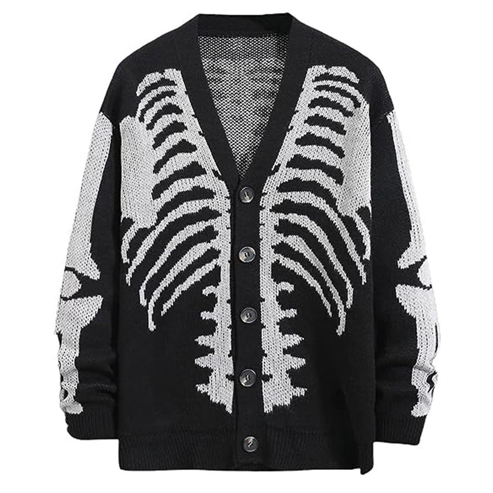 

Женская и мужская повседневная модная верхняя одежда однотонный свободный вязаный свитер с длинными рукавами L чёрный