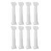 8PCS Roman Pillars Vintage Plastic Column for Multi Layer Cake Support Miniature Landscape Decoration