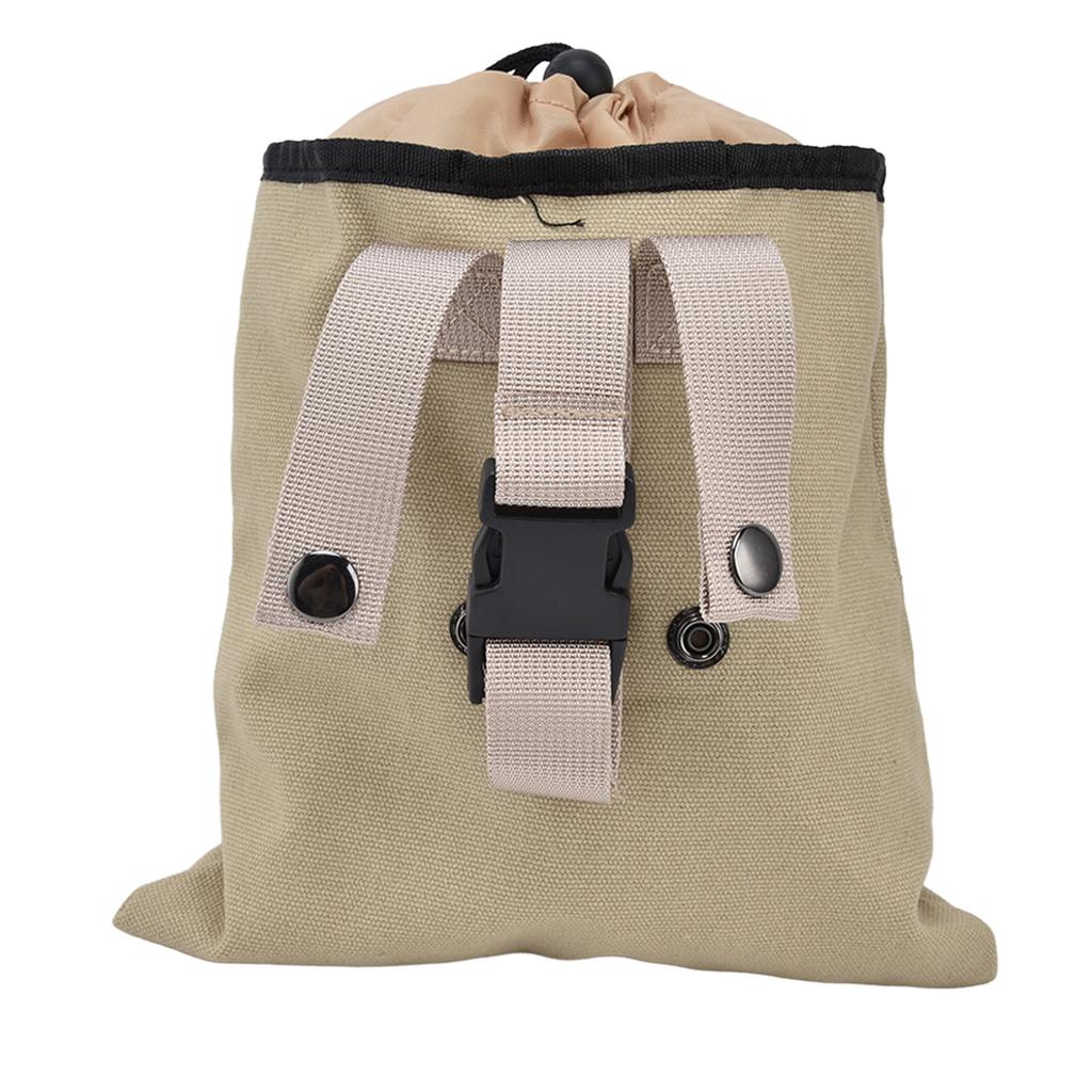 Foraging Bag Canvas Foldable Portable Thick Unique Simple Appearance Belt Fruit Picking Pouch for