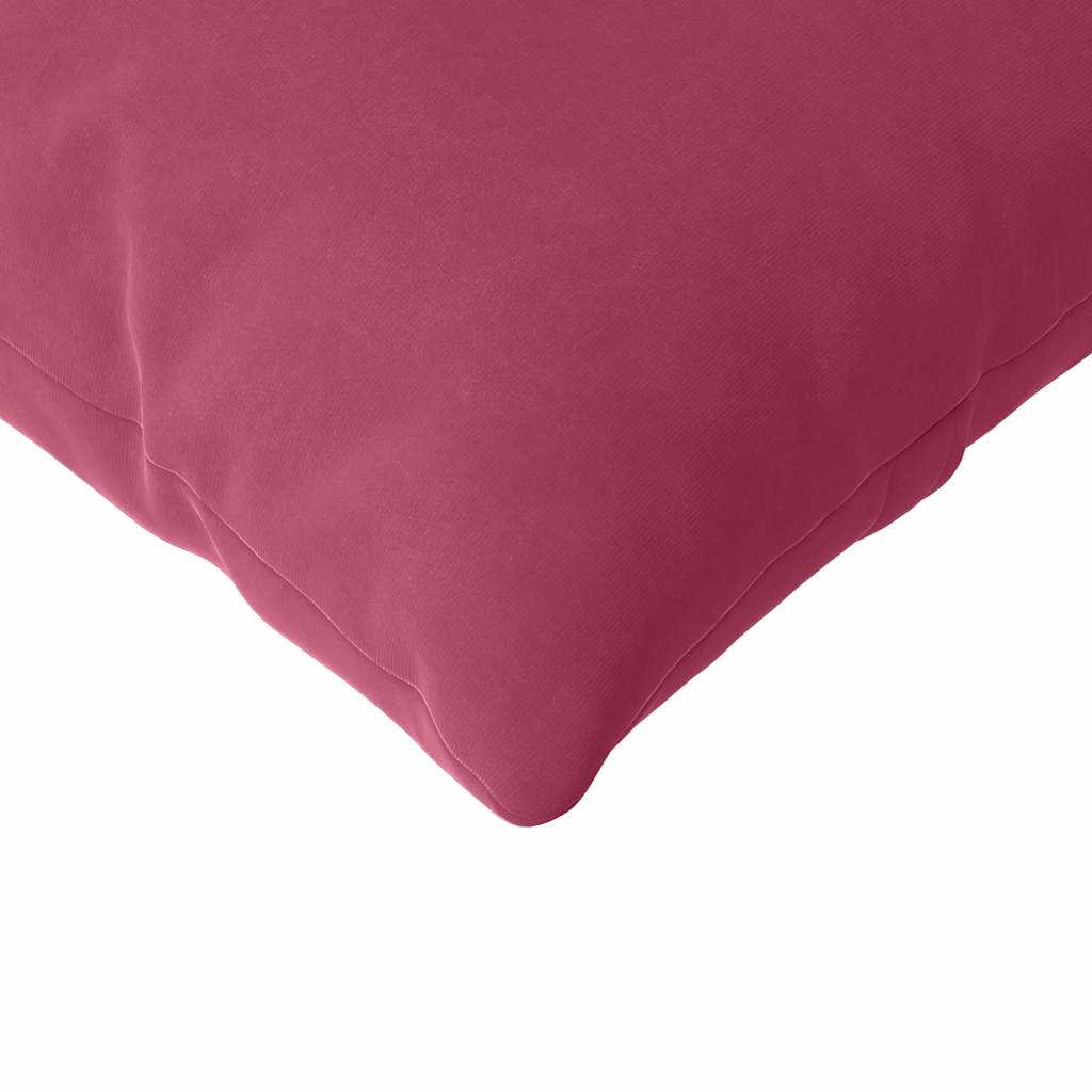 Sofa Cushions 2 Pieces Burgundy 120 x 40 cm Cord Fabric