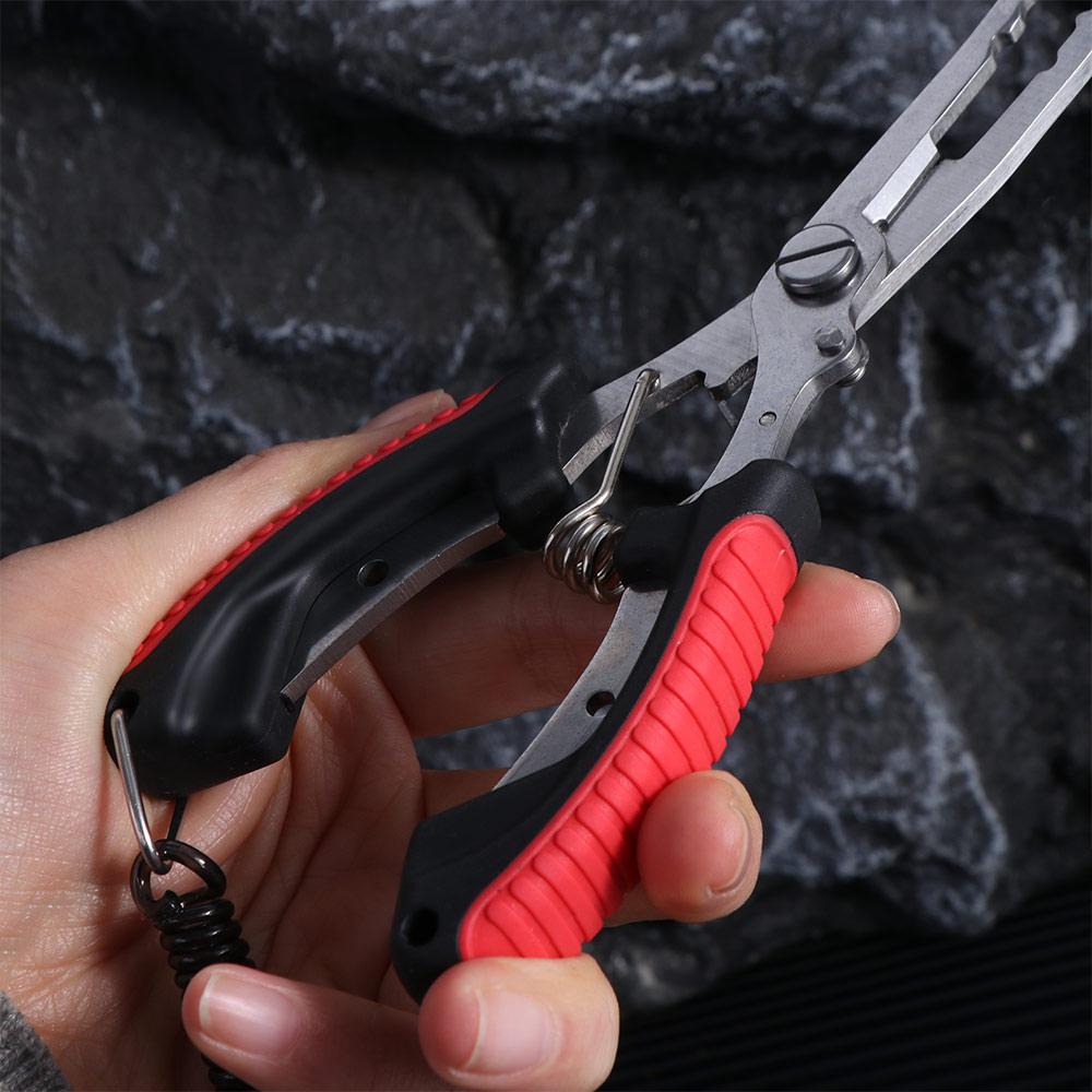 Anti-slip Fishing Tied Hooks Pliers Ergonomics Cut Fishing Line Equipment  Fishing Tools