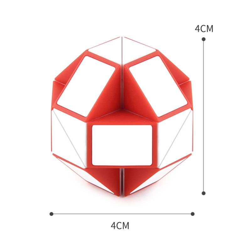 Colored 24-segment Mini Variety Magic  Ruler  Stress  Relief  Toys Anti-stress Snake-shaped Magic