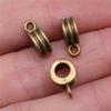 20pcs Hollow Carved Beads Bails For Jewelry Making Antique Silver Color Necklace Clasps For DIY Jewelry Findings Accessories