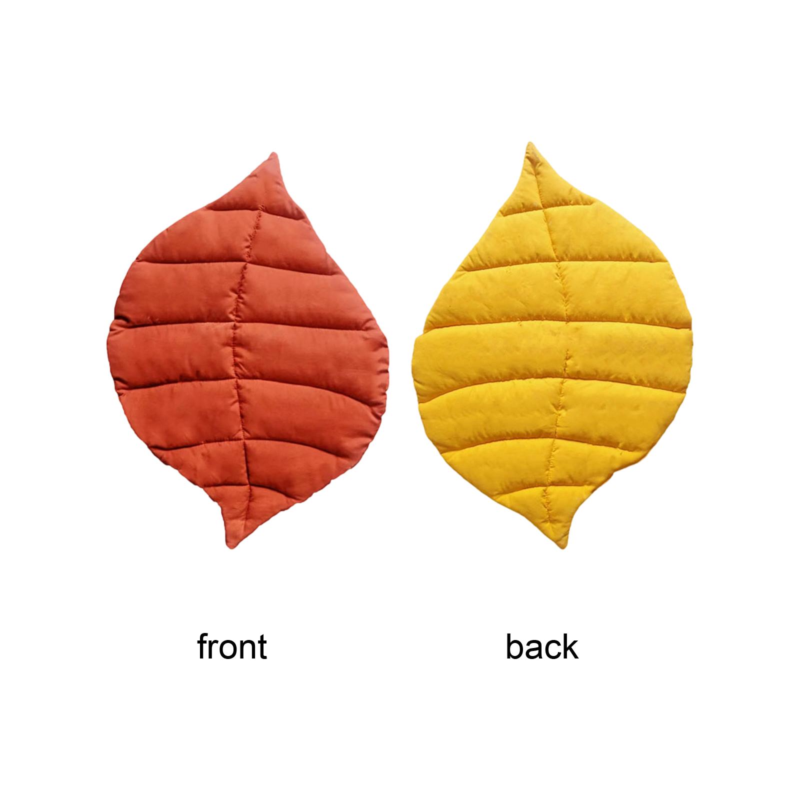 

Pet Sleeping Mat Leaf Shape Durable Chew Resistant Dog Cat Floor Pad Four Seasons Comfortable Resting Cushion for Pets one size