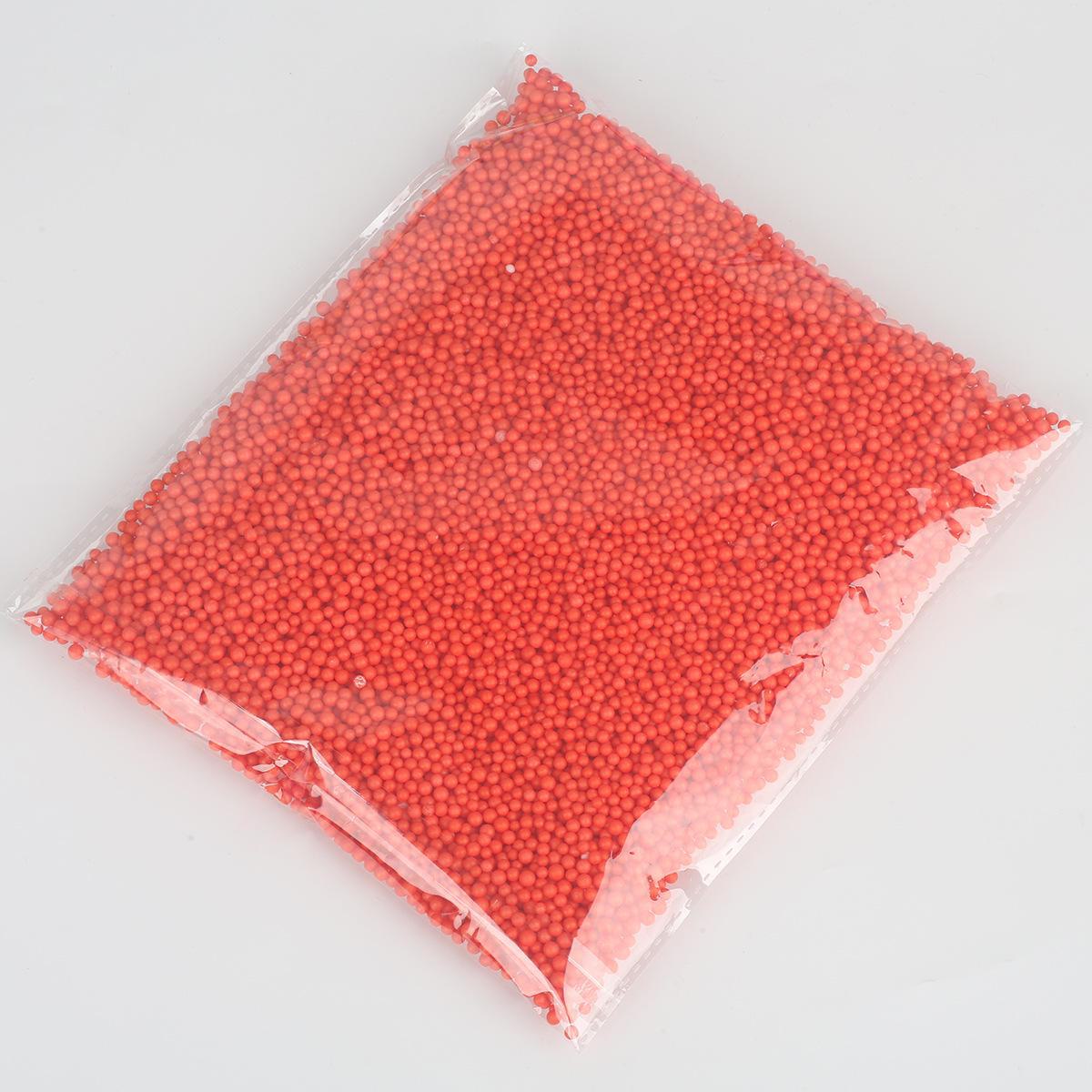 

Красочные шарики из пенопласта для самостоятельного изготовления лизунов и поделок 2-4mm, about 8000 pcs/pack красный