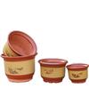 Extra Large Ceramic Clivia Terracotta Flower Pot - Breathable Purple Clay Bonsai Planter with Free Shipping
