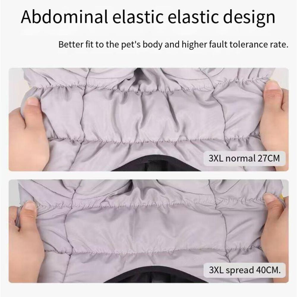 Winter Haustier Kleidung Reflektierende Warme Große Hund Baumwolle Kleidung Zwei Beine Hund Kleidung Verdickte Hunde Kleidung