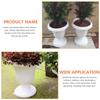 Orchid Pot Flower Planter Plastic Porch Planter Succulent Plant Flower Container Pot Flowerpot Figure Garden Decor