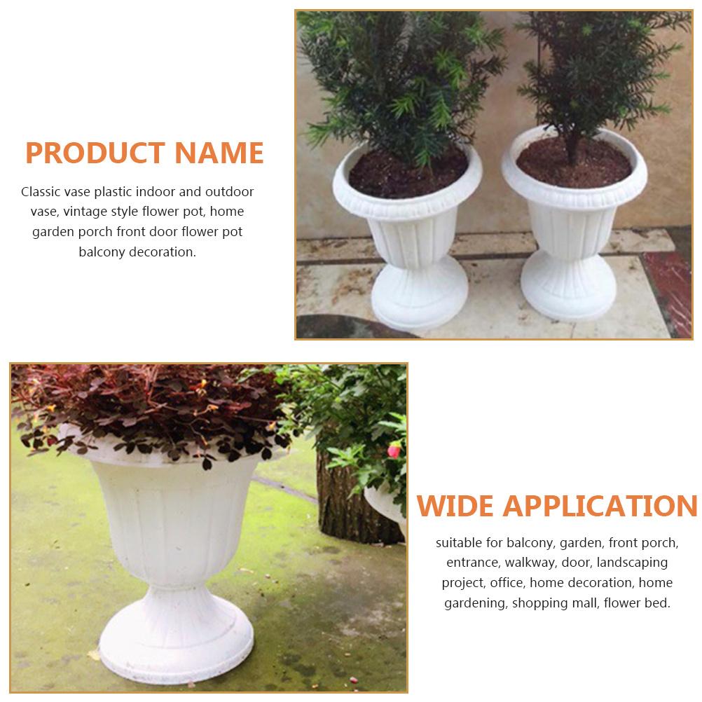 Orchid Pot Flower Planter Plastic Porch Planter Succulent Plant Flower Container Pot Flowerpot Figure Garden Decor