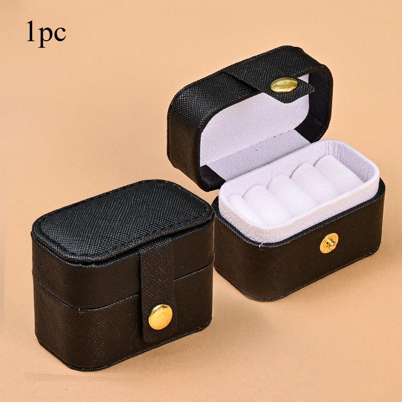 Mini Jewelry Storage Box, with A Button Flip Decoration Storage Box, Simple Ring Necklace Earrings Storage Box, Display Gift Box