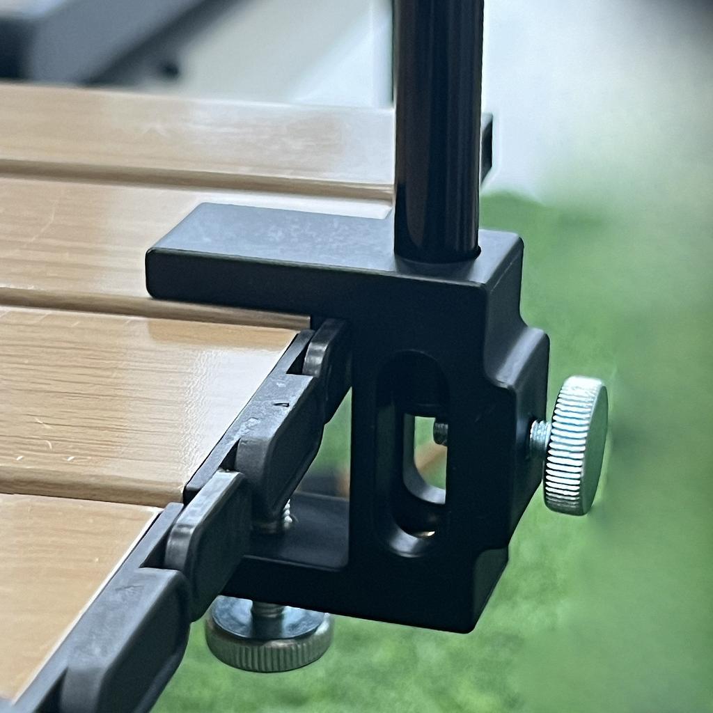 Tragbarer Faltbarer Camping-Lichtmast, Aluminiumlegierung Outdoor Camping Lampenständer für Campingplatzbeleuchtung